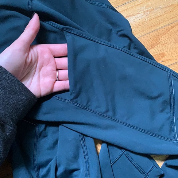 Lululemon Dark Teal Leggings - Picture 4 of 8